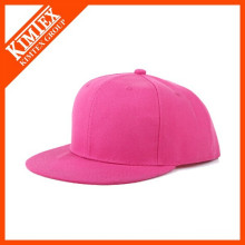 Blank plain hot pink baseball cap with customized logo